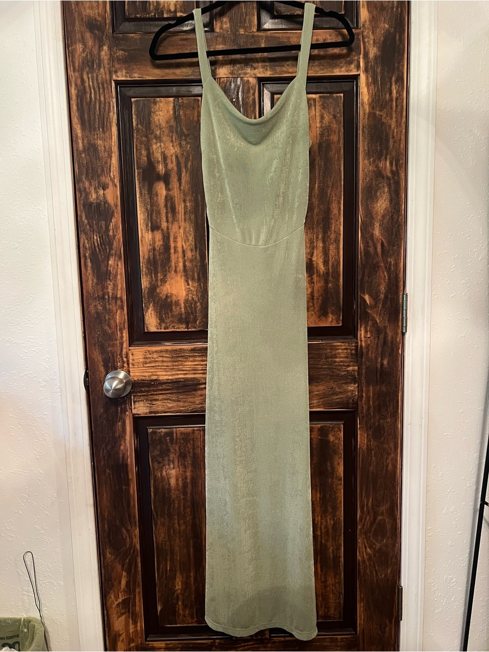 Sage Green Slender Slip Dress - Women